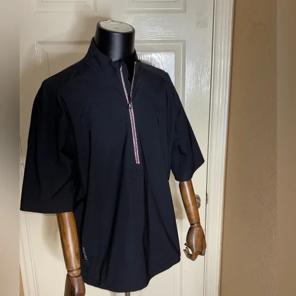 Polo Ralph Lauren Mens Golf Windbreaker Jacket Short Sleeve Sport Sz L​